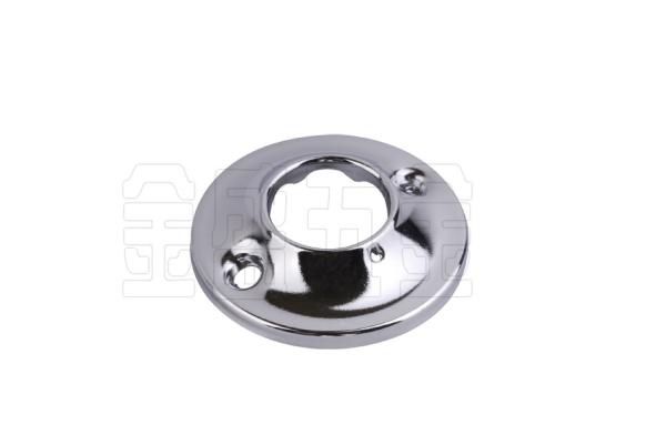 Quality Chrome Plated Shower Curtain Rod Flanges Customized Size OEM Service for sale