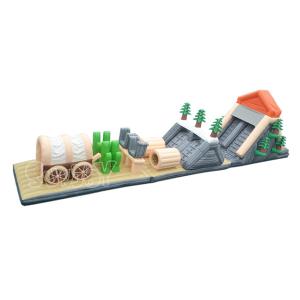 China Adult 24m Long Inflatable Obstacle Course For Water Park on sale