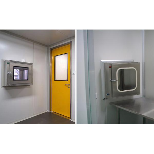 Clean Room Stainless Steel 304 Dynamic Pass Box with Mechanical Interlock Structure External Size 660*500*600mm