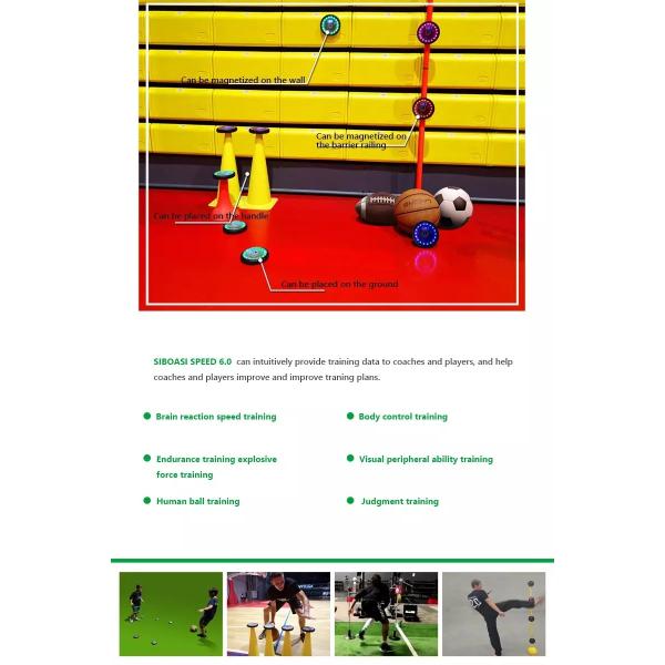 CE Certification Wireless Agility Training Lights System 6 Lights