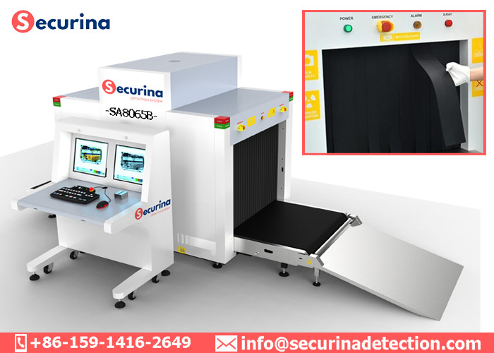 Full Digital Security Baggage X Ray Machine , Baggage Screening System 800mm Tunnel Length