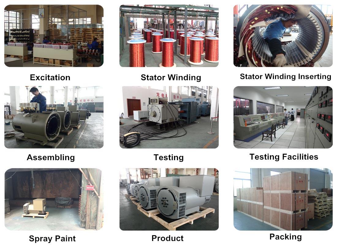 450KVA to 680KVA AC Alternator with Permanent Magnet Generator and SX440 AVR