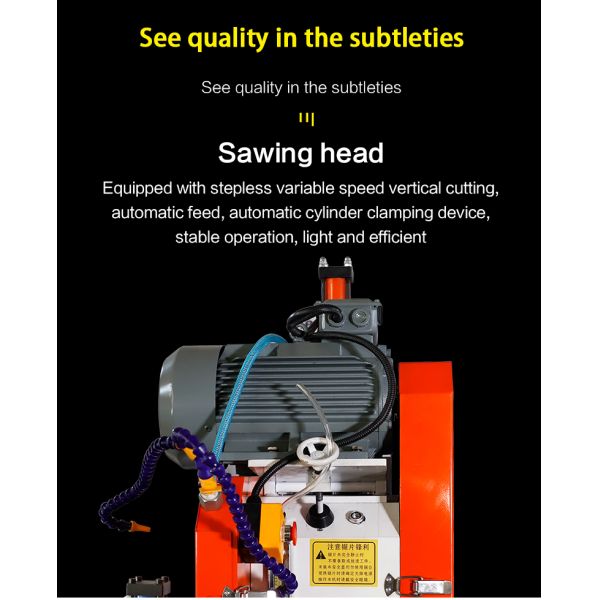 MC-425CNC PLC Control Automatic CNC PIPE and TUBE CUTTING MACHINES CE Certificate