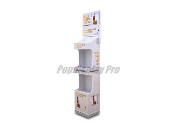 Quality Heavy Duty Cardboard POP Displays 1 Header False Base For Wine Holding for sale