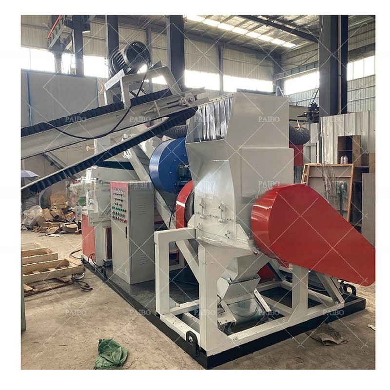 Power kW 40.7 Capacity 200-1000kg/h Copper Wire Recycling Machine for Cable Processing