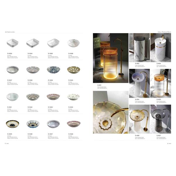 ALLWELL Best Price Easy-clean Glazing Artistic Basin Ceramic Bathroom Basin Sink Above Counter Basin