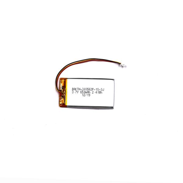 Digital Devices Use Lithium Polymer Battery 303562P-1S-3J 3.7V 650mAh Li-pol Lithium Ion Batteries