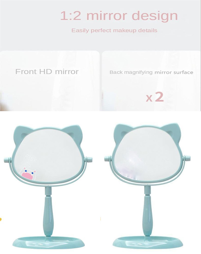 Affordable Makeup Mirror with Built-In Storage for Beauty Essentials