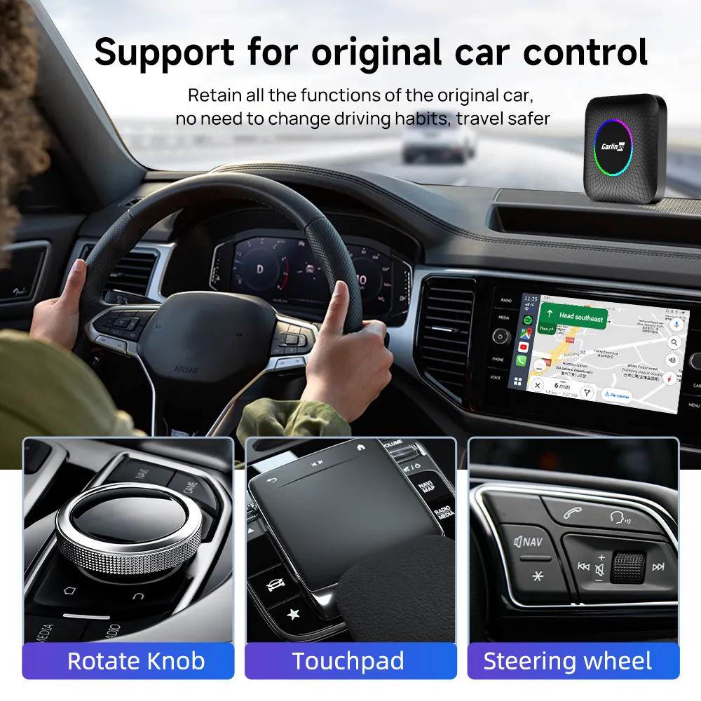 Andriod Box Cpc200 Tbox Ambient 64Gb Wireless Adapter CarPlay Adapter Box Youtube Carplay netflix Carlinkit Ai Smart magicbox