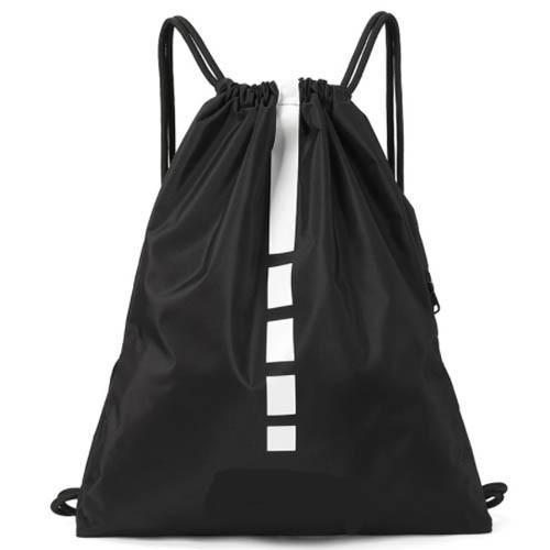 Quality Shoulder Drawstring Bag , Sports Drawstring Backpack Bag With Zip Pocket for sale