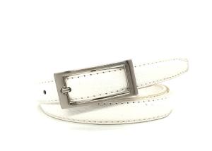 China Alloy Buckle White 18mm Women's Fashion Leather Belts wholesale