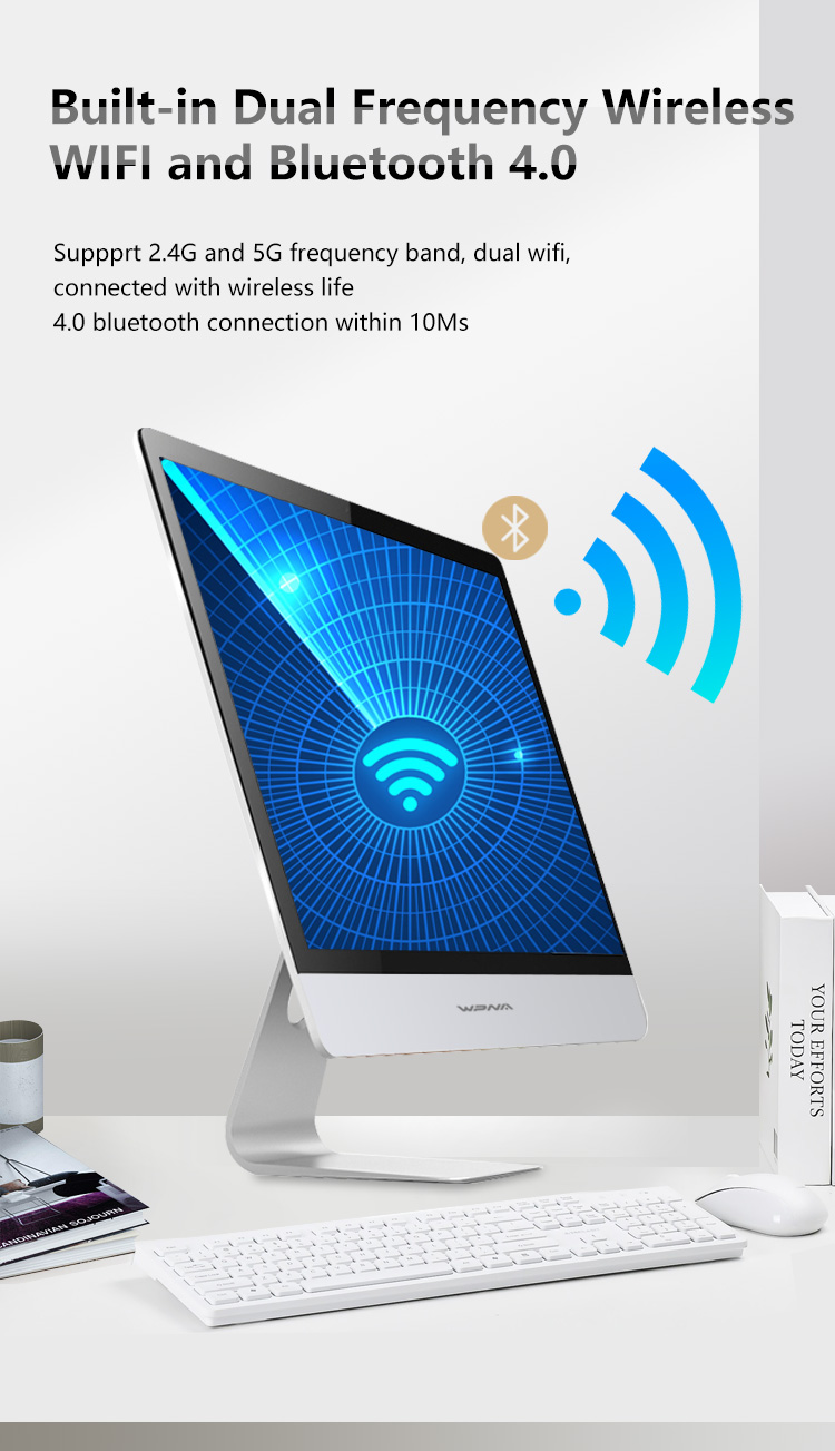 Top- Desktop Computer Core i3 with Dedicated Graphics Card and Wireless 802.11ac WIFI