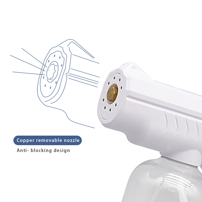 Multi-purpose Usage Disinfection Spray Gun Android Charging Jack Anti-blocking Design