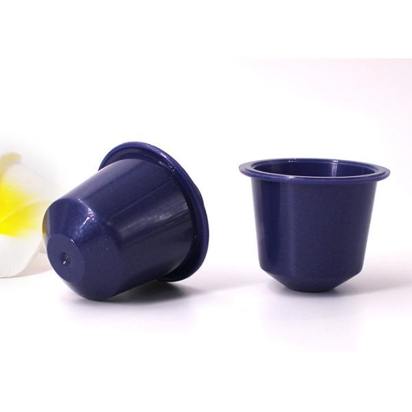 Empty PP BPA Free Instant Coffee Capsules With Adhesive Aluminum Foil Lid