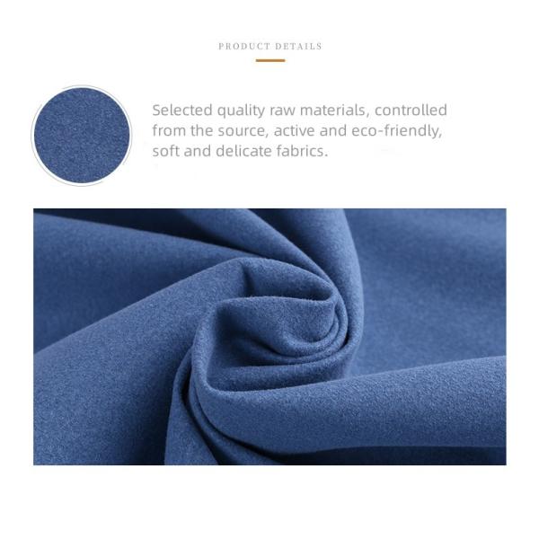 Imitation Microfiber Suede Leather Fabric Double Sided Velvet For Shoes