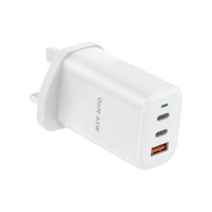 65W GaN Fast Charger With Inverter USB Type C Multiport Phone Power Adapter