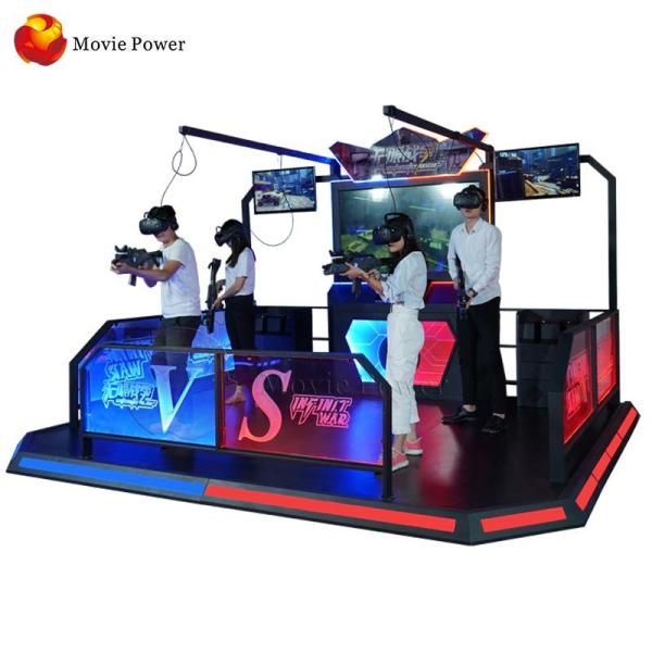 Quality 9D Infinite War Shooting Virtual Reality Simulator VR Aircraft Game Machine for sale