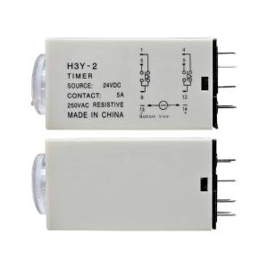 China H3Y-2 Time Delay Relay DC 24V 0-30 Second Countdown Timer wholesale