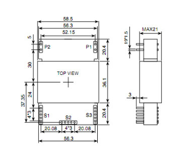 EE-58 3000W High Power Planar Transformer / Planar Current Transformer