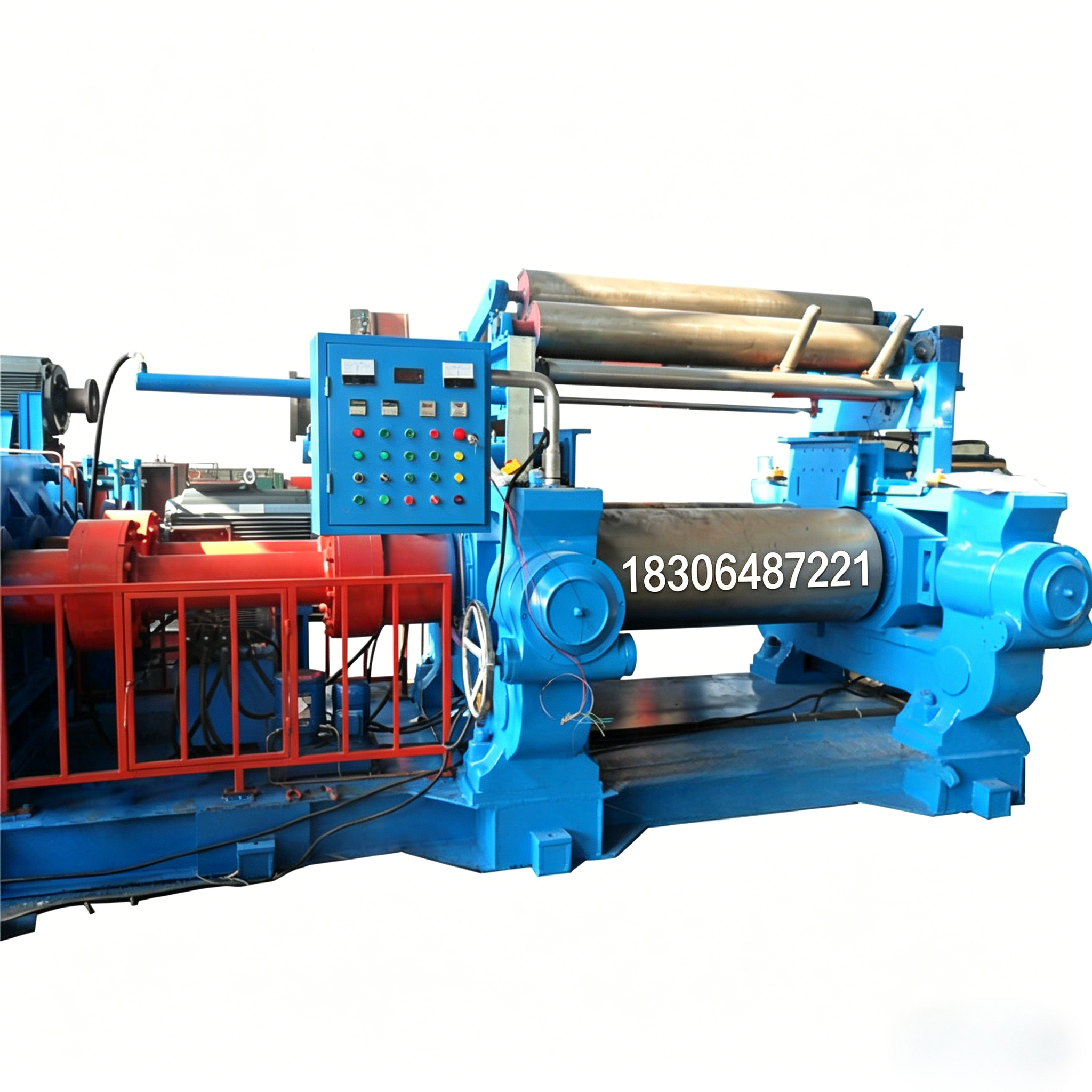CE ISO SGS Certified 15KW Motor Power High Energy Saving Two Roll Rubber Open Mixing Mill