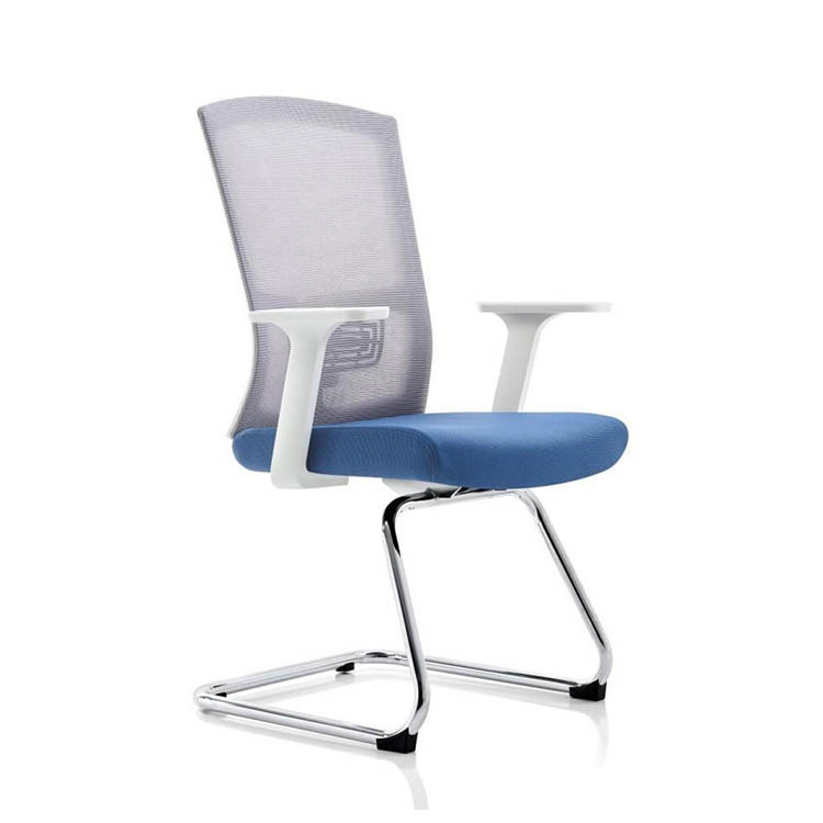 High Back Staff Task Computer Desk Chair Polyurethane Mesh Seat Office Chair