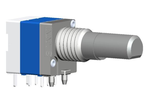 Quality 8mm Metal Shaft Rotary Switch Encoder Sealed Logic Horizontal Type for sale