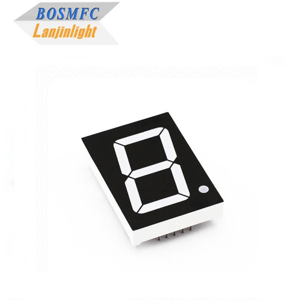 Quality 20mA 2.3 Inch Seven Segment Display , Single Digit 7 Seg LED Display for sale