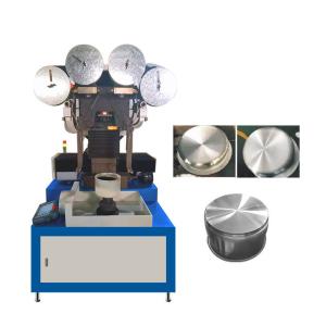 Automatic Aluminium Pot Polishing Machine For Cookware Belt Sanding