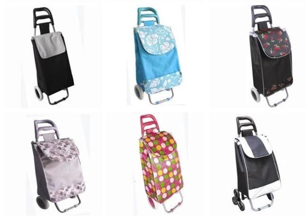Quality folding shopping trolley bag with two wheels for sale