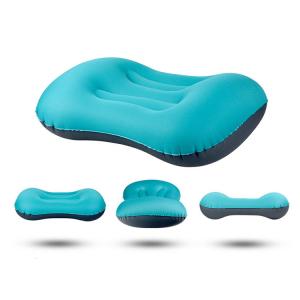 China Tpu Outdoor Inflatable Pillow Water Resistant Customized Logo Crescent Shape on sale