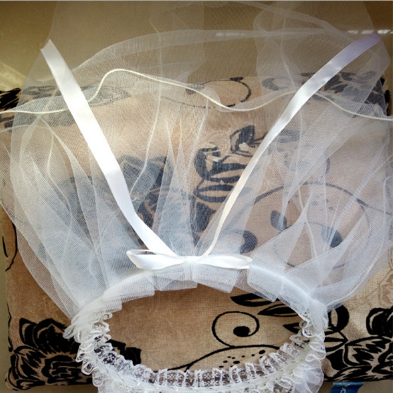 Children's crown veil, girls head flower veil headband, wedding princess wreath, wedding photography floor headdress hai