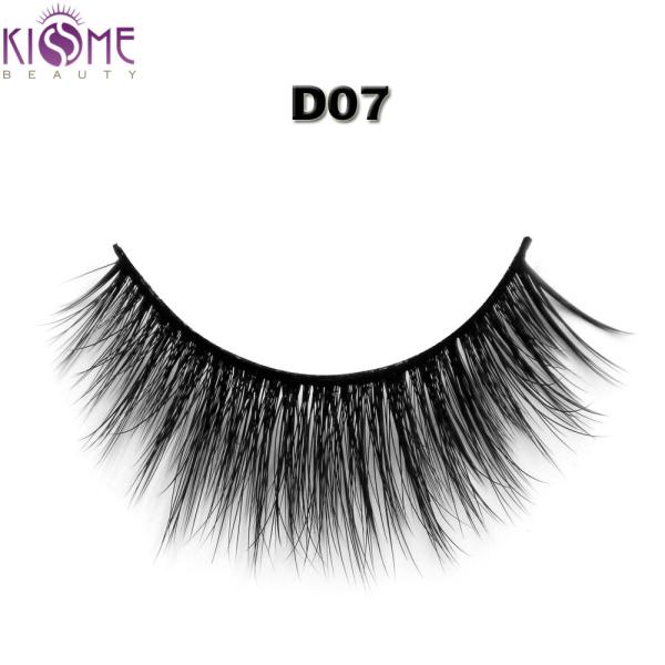Quality Natural Round Soft  Long Lasting False Eyelashes Synthetic Fiber Material for sale