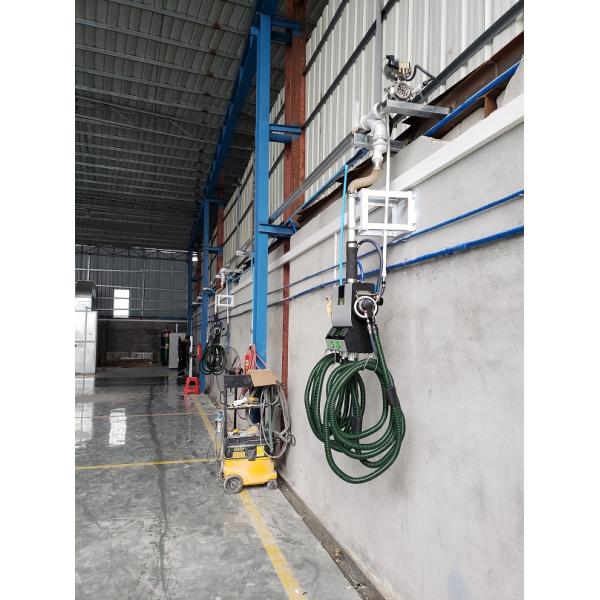 Car Sanding Machine Central Dust Extraction Collection System In Painting Workshop