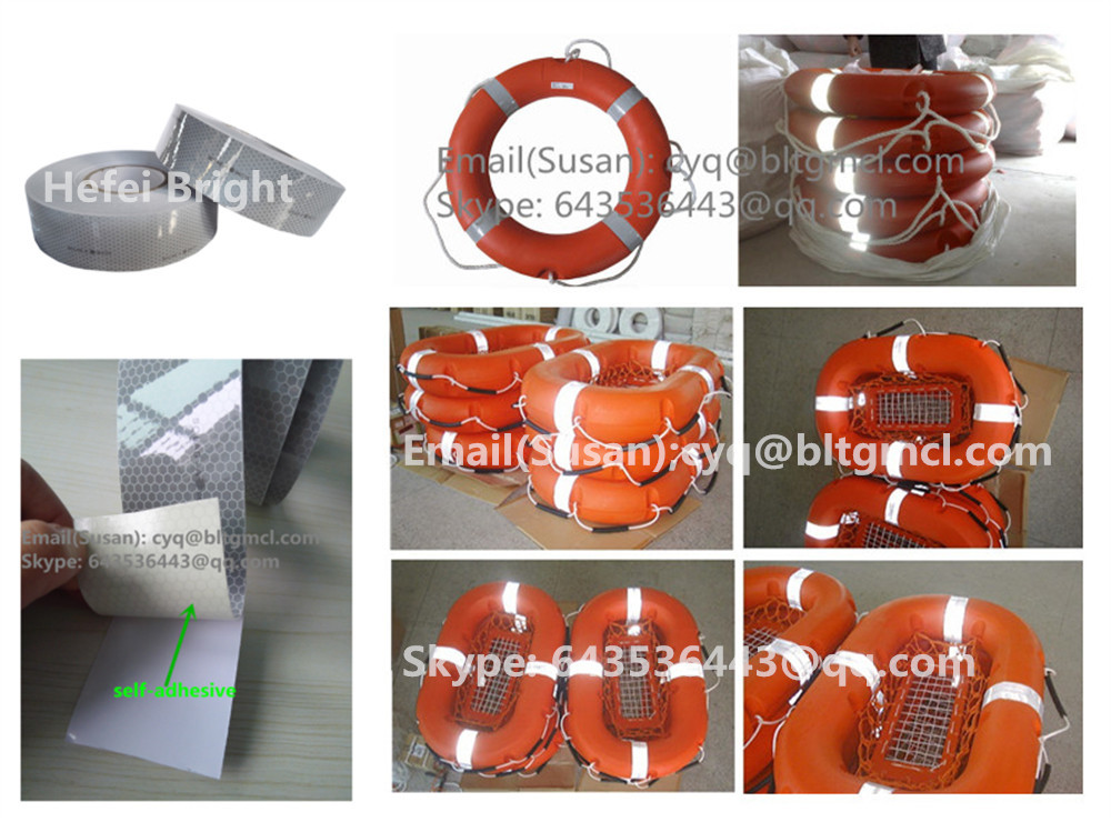 Marin Use Waterproof Solas Approved Retro Reflective Tape 2"X150ft For Lifejacket