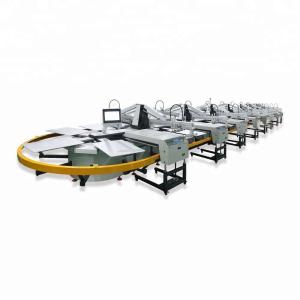 China 6 Color 24 Station Oval Evolution Automatic Screen Printing Press with Dryer wholesale