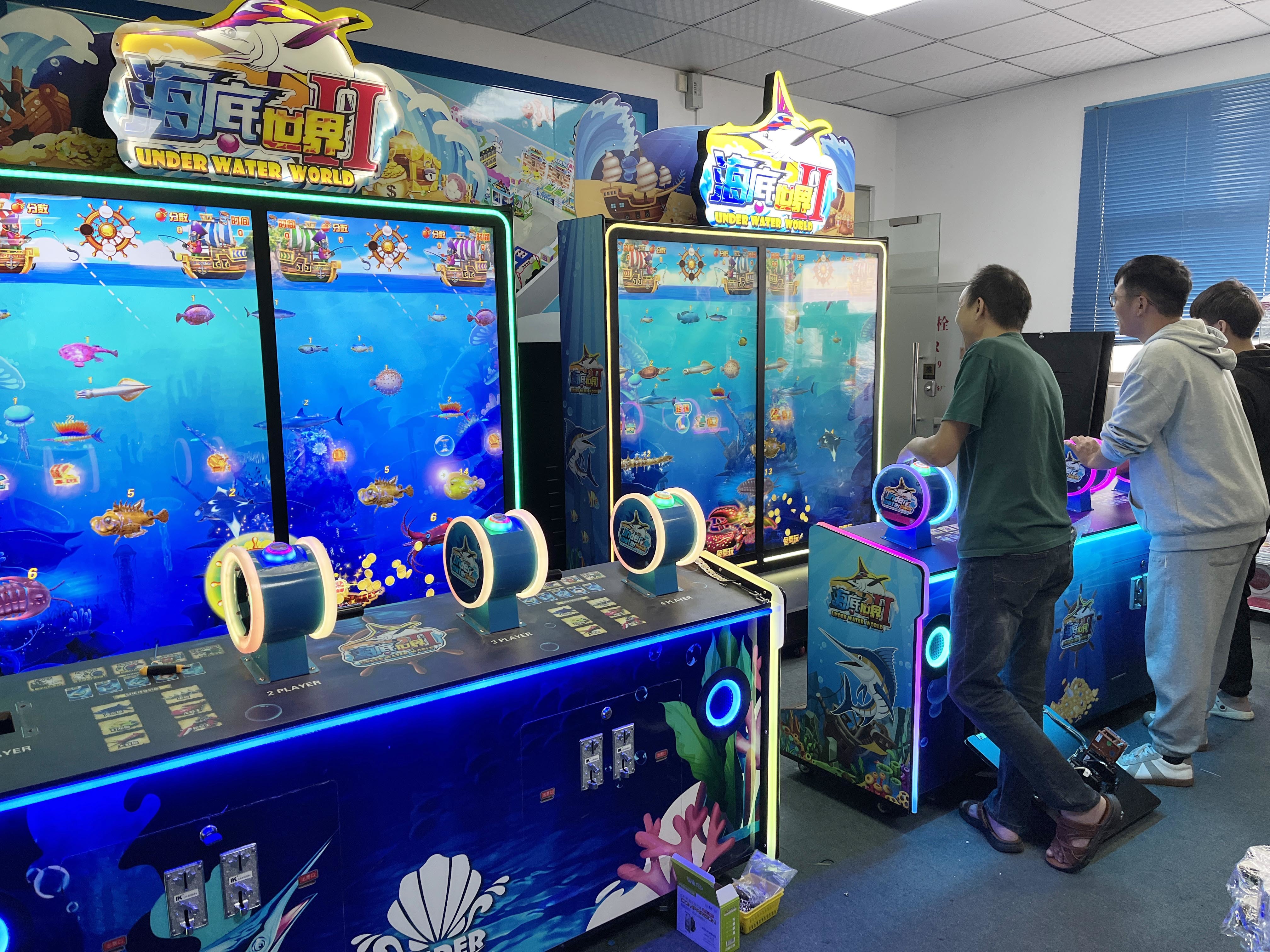 Support ODM OEM Coin Operated Deep Sea Fishing Arcade Machine Suitable For Amusement Game Center And Customized