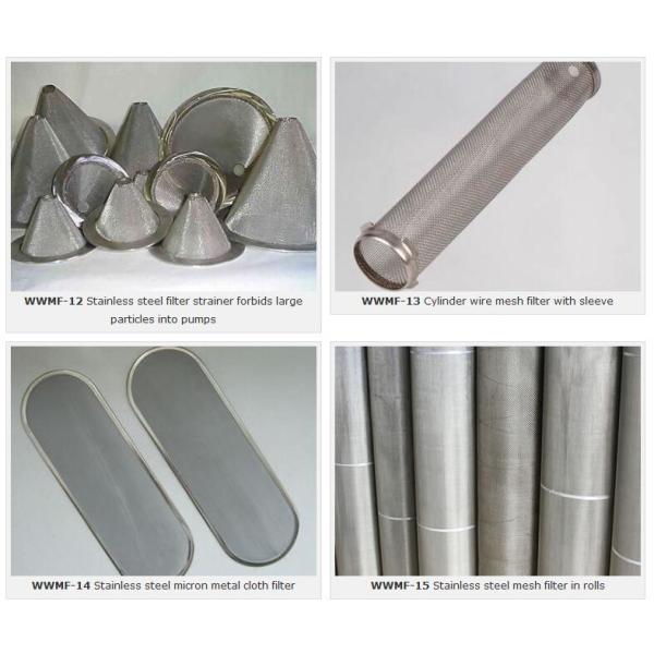 316 Stainless Steel Wire Mesh Filter Disc 1-635 Mesh For Plastic Extruder