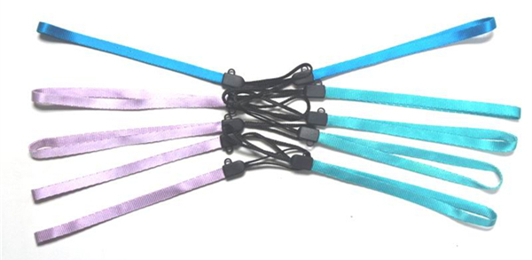 Satin wrist lanyards with mobile phone string, satin wristlet strap for cell phone hanging