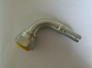 90 Degree BSP Industrial Hose Fittings Female 60 Degree Cone With Cr3 Zinc Plated 22691