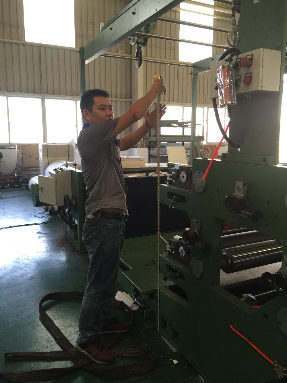 Compact and User-Friendly Flexographic Printing Machine for Exercise Book