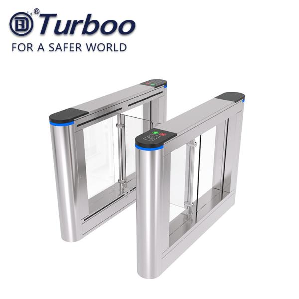 Quality Security Systems Swing Optical Barrier Turnstiles For Access Control Biometric Gate for sale