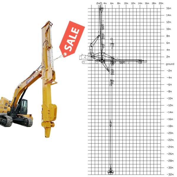 Quality Telescopic Dipper Arm With Grapple For Grabbing Gravel Sand Soil for sale