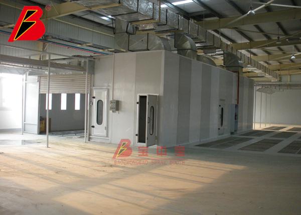 Quality Automatic 2.5m Min TUV Passenger Car Spray Painting Room for sale