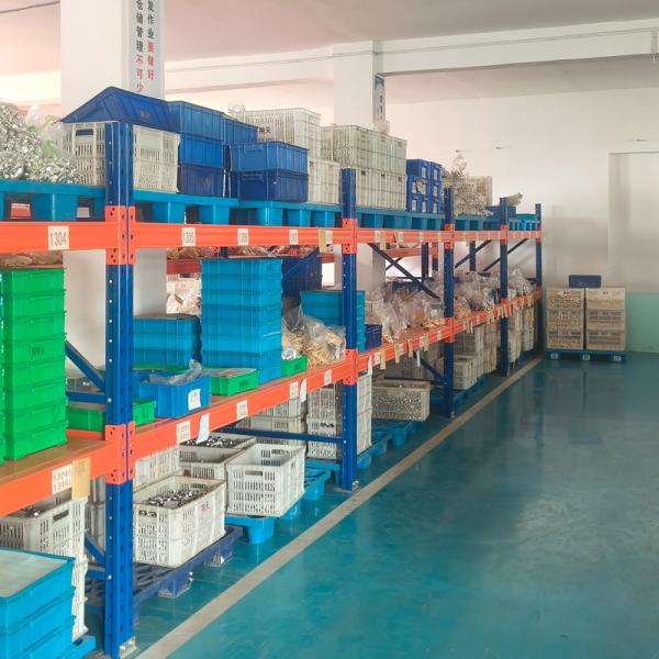 Customizable and Versatile Adjustable Rack Shelving for Frequent Goods Access Consists of Frame Components