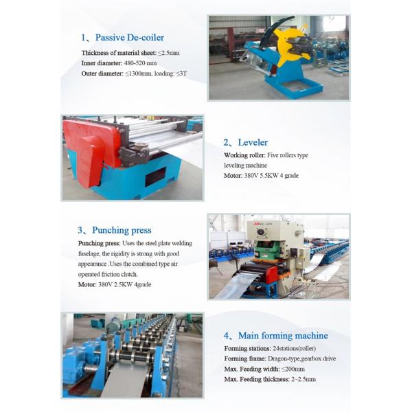 Solar Mounting Structure C Purlin Making Machine , Cold Roll Forming Machine Popular