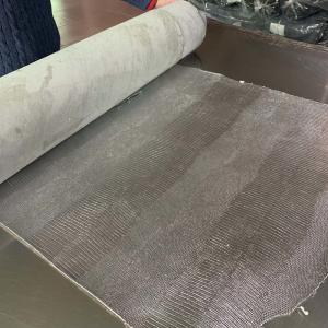 China Bovine Split Finished Microfiber Leather For Shoe Tear Strength 30N on sale