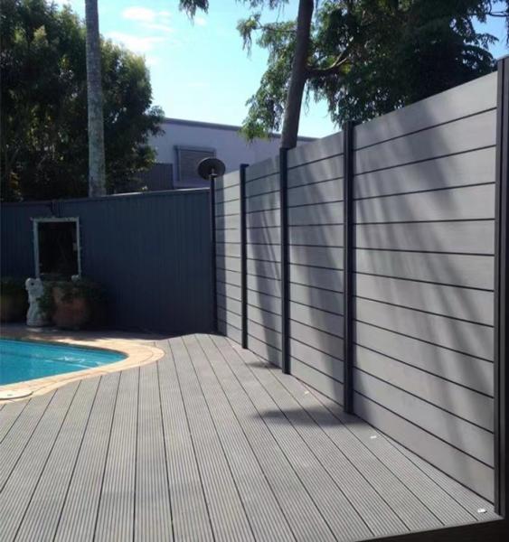 Quality Durable Garden Wpc Fencing Panels European Style Composite Garden Panels for sale
