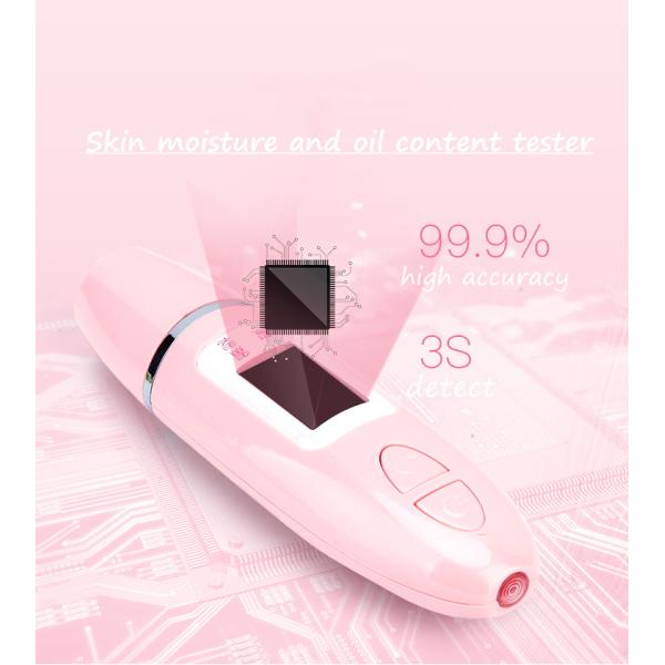 LCD Display Skin Moisture Analyser , Skin Analysis Device High Precision Detector