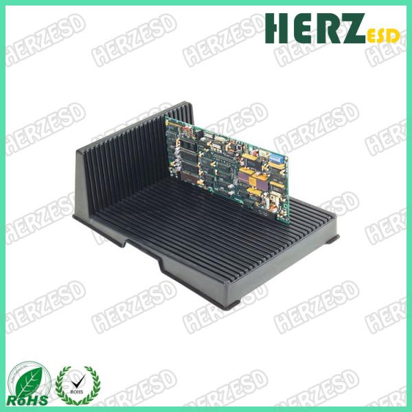 L Shaped ESD PCB Racks Depth 3.2 mm PP Material With Conductive Fiber