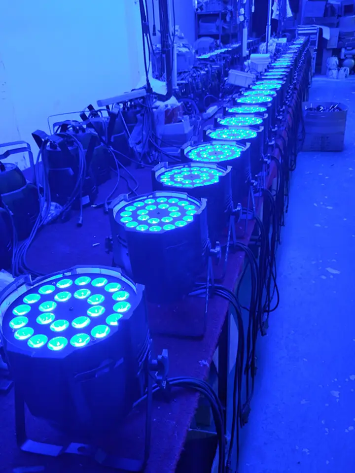 Stage Event 6in1 LED Par Waterproof Light With 24pcs Dyed Lights